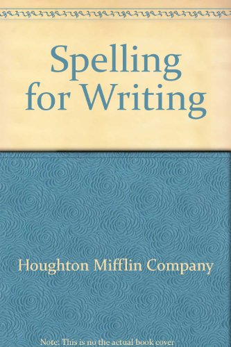 Spelling for Writing