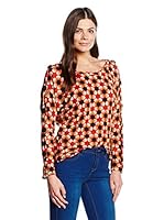 Purple Jam Camiseta Manga Larga (Rojo)