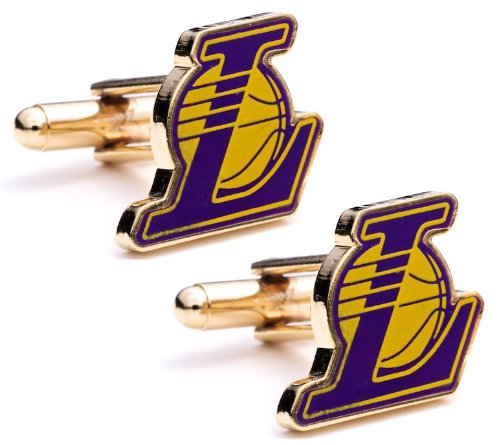 Los Angeles Lakers Cufflinks - One Size
