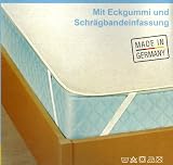 Molton Matratzen Matratzenauflage 180×200 cm atmungsaktiv made in germany