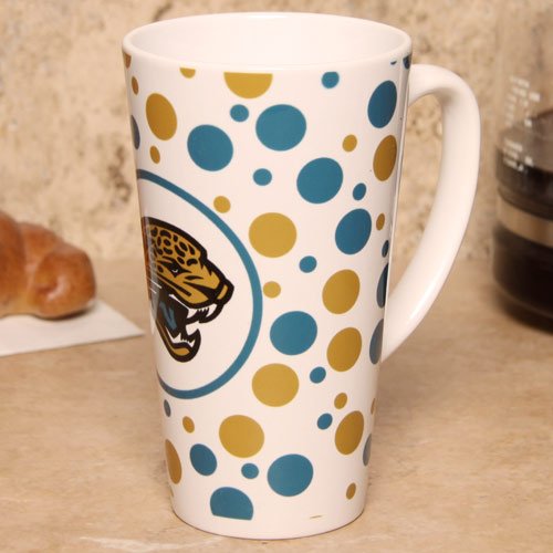 NFL Jacksonville Jaguars 16-Ounce White Latte Mug