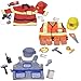 Melissa & Doug Deluxe Role Play Costume Bundle: Fire Chief, Construction Worker and Train Engineer for Boys Ages 3-6