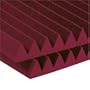 Auralex 2SF24BUR 2 Studiofoam Wedge Panels in Burgundy 12-2'x4'x2 Panels