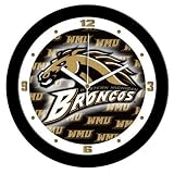 Western Michigan Broncos 12 Dimension Wall Clock