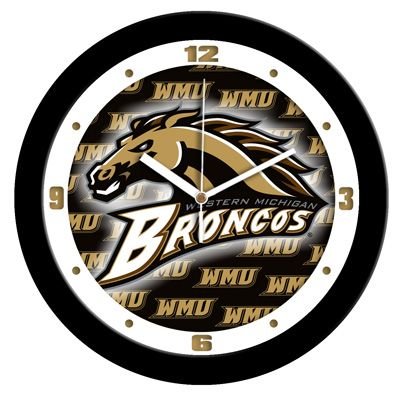 Western Michigan Broncos 12 Dimension Wall Clock