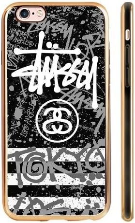 The Customized Electroplating Shock Absorption Black Stussy iPhone 6S Plus Cover