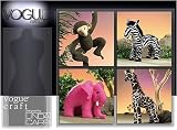 Vogue Patterns V8349 Stuffed Animals, One Size