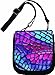 Galleria Tiffany Style Dragonfly Compact Folding Umbrella Auto Release