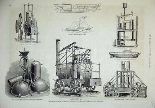 1876 のケンジントンエンジンの彗星の吹くビリー Guerike ポンプ