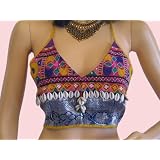 Authentic Banjara Bellydance Top Gypsy Choli Tribal Bra