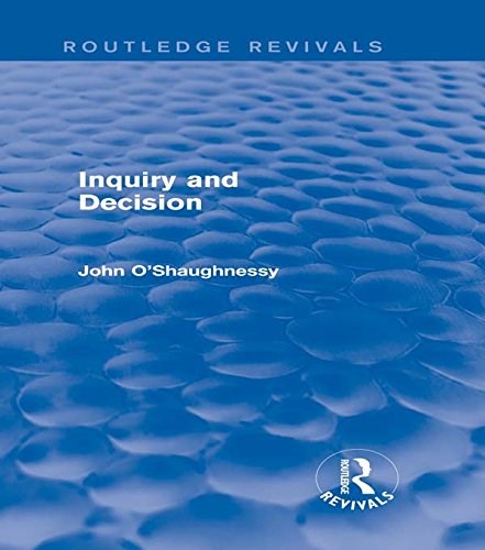 Inquiry and Decision (Routledge Revivals)