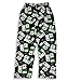 Fun Boxers - Mens Cotton Lounge Pant, 'Cash Only' allover Text, Black, White