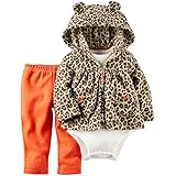 Carter's Baby Girls' 3-Piece Cardigan & Pant Set