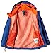 The North Face Kids Boys Resolve Reflective Jacket (Little Big Kids), Monster Blue/Shocking Orange, SM (7-8