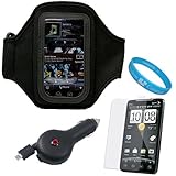 Durable Neoprene Exercise Sports Workout Armband with Adjustable Velcro Str ....
