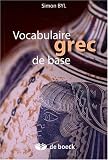Revue De Boeck  / Vocabulaire grec de base