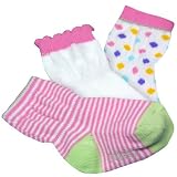 Robeez Organic Gumball Socks, Pink/Multi, 12-24 Months