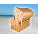 Polyrattan Strandkorb, Volllieger, Ganzlieger