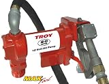 Troy TFTP20 20 GPM 12V Heavy Duty Fuel Diesel Gas Transfer Pump