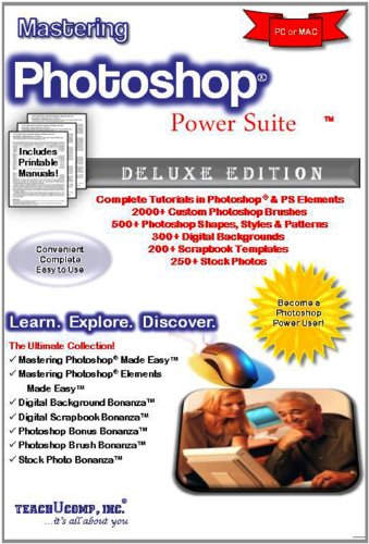 Mastering Photoshop & Elements Power Suite Video Training Tutorials v. CS6 (PS) & 10.0 (PSE)