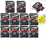 10 Pack SanDisk OEM Super-Speed Ultra II Plus Memory Card with Built In USB Flash Drive - 1 GB - For Camera, Camcorder, Mobile Phones, Gaming Devices, PDA - SDSDPH-1024-901