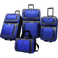Cheap Product Travelers Choice  New Yorker 4 Piece Luggage Set Expandable