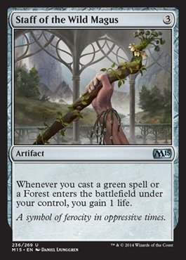 Magic: the Gathering - Staff of the Wild Magus (236/269) - Magic 2015