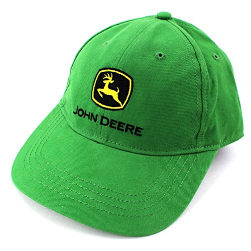 John Deere Toddler Youth Baseball Cap Hat (Toddler 2T4T, Green JD Logo