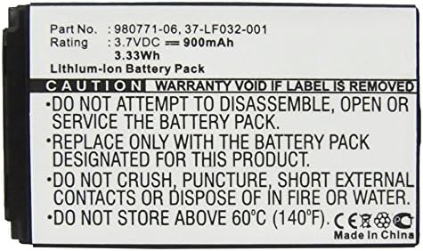 37-00025-001, 280504525TSLG, 980771-04, 980771-05, 980771-06, 37-LF032-001 Battery for Skygolf Skycaddie SG4 GPS Range Finder