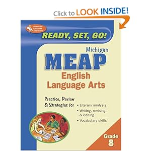 Michigan MEAP Grade 8 English Language Arts (Michigan MEAP Test Preparation) Editors of REA