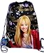 NEW!!!! Just in Hannah Montana Black Drawstring Sling Backpack Cinch Bag, Hannah Mont...