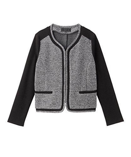 (アンタイトル) UNTITLED ツイードジャージジャケット 15347312