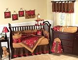JoJo Designs 9-Piece Baby Crib Bedding Set - Oriental Garden Asian Brocade