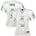 Reebok Green Bay Packers #4 Brett Favre Ladies White Fashion Jersey