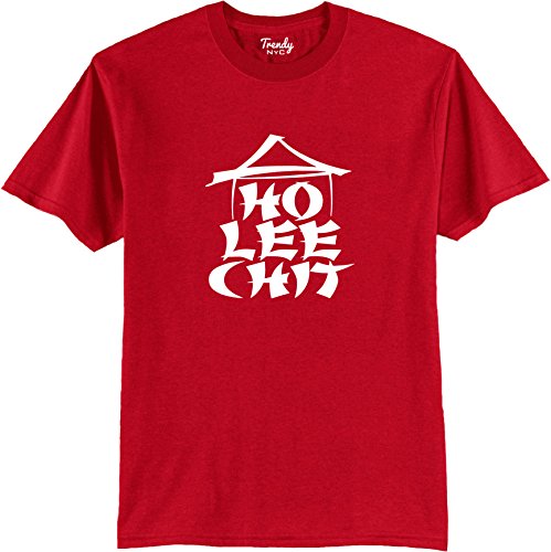 Ho Lee Chit Funny Graphic Holy Sh!t T-Shirt Red/White M