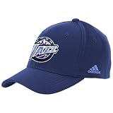 adidas Utah Jazz Navy Blue The Pivot Logo Flex Fit Hat