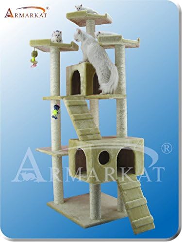 Beautiful Faux Fur Impressive Cat Tree