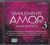 Simplemente Amor (Audio & Video) 3 Cd+dvd