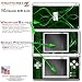 Abstract 01 Green WraptorSkinz Skin kit fits Nintendo DS Lite (DS LITE NOT INCLUDED)