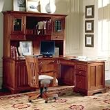 L Computer Workcenter by Riverside - Natural Wood (69020)