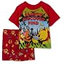 Disney My Friends Tigger and Pooh Pajama Set, 2 Piece, Red