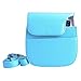 Katia Vintage Pu Leather Bag for Fujifilm Mini 9/8+/ 8 with Shoulder Strap and Pocket (Blue E)