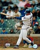 Mark Grace Autographed/Hand Signed Chicago Cubs Action 8x10 Photo