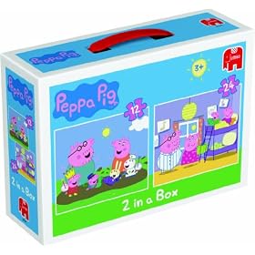 Peppa Pig Duo Jigsaw Puzzles (12 and 24 Pieces)