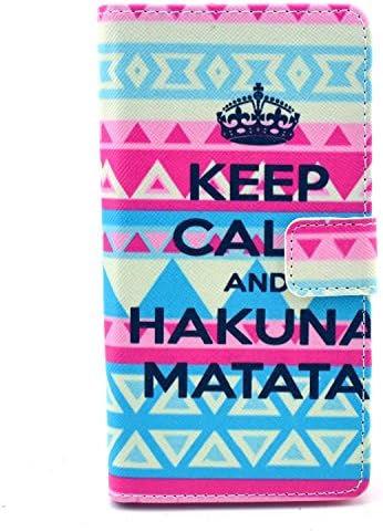 Sony Xperia Z3 Case,Z3 Leather Case,Vfunn Fashionable Flip Leather Wallet Case Cover Pouch for Sony Xperia Z3 with 1 Stylus Pen Stand Function Credit Card Slot (Z3 Leather Case) (Magic Matata)