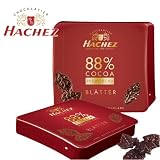 Gourmet Food : Hachez 88% Leaves in Tin