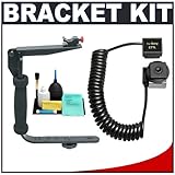 Precision Design Quick Flip Rotating FB350 Flash Bracket + Off-Camera Exten ....