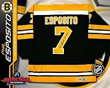 Phil Esposito Chicago Blackhawks Black CCM Replica Jersey - NHL Replica Adult Jerseys