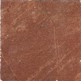 LaFaenza India 6.5 x 6.5 Red Ceramic Tile