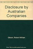 Disclosure by Australian companies